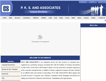 Tablet Screenshot of pksandassociates.com